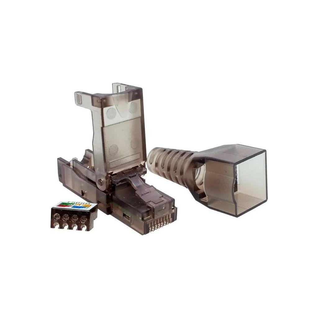 Коннектор SUPRLAN 10-0239-1 UTP кат.6A RJ45 прозрачный