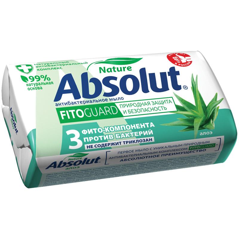 Мыло Absolut Nature Экстракт алоэ Антибактериальное 90 гр., бумага