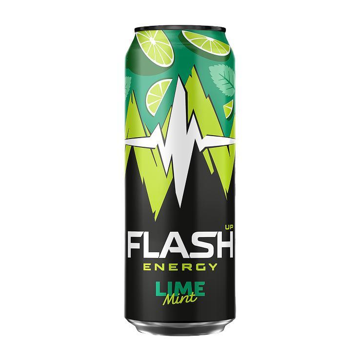 Напиток энергетический Flash Up Energy мятный лайм 450 мл., ж/б