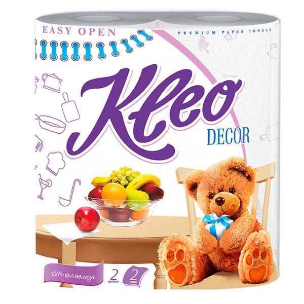 Полотенца бумажные Kleo 2 слоя 2 шт., пленка