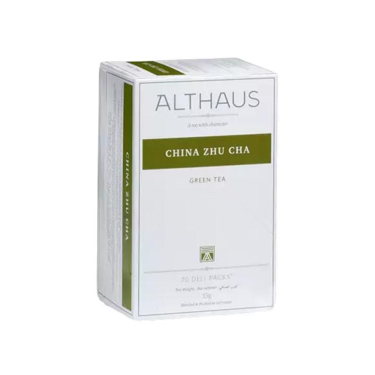 Чай зеленый, 20 пакетиков Althaus China Zhu Cha, 35 гр., картон