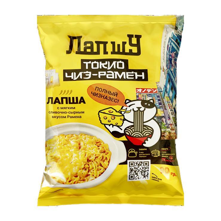 Лапша быстрого приготовления ЛапшУ со сливочно сырным вкусом 90 гр., флоу-пак