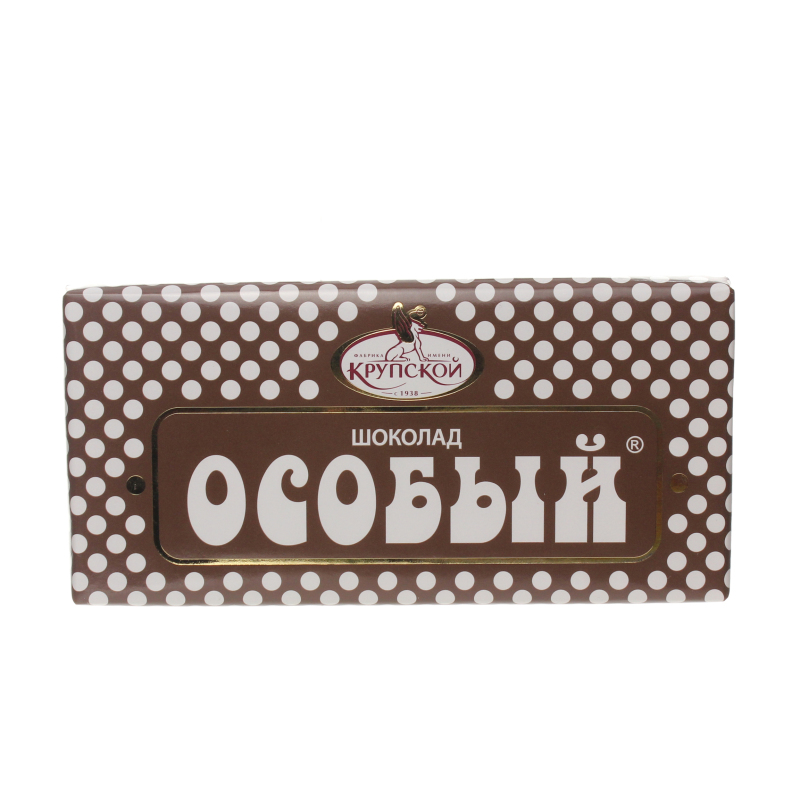 Шоколад КФ им. Крупской Особый темный 90 гр., обертка