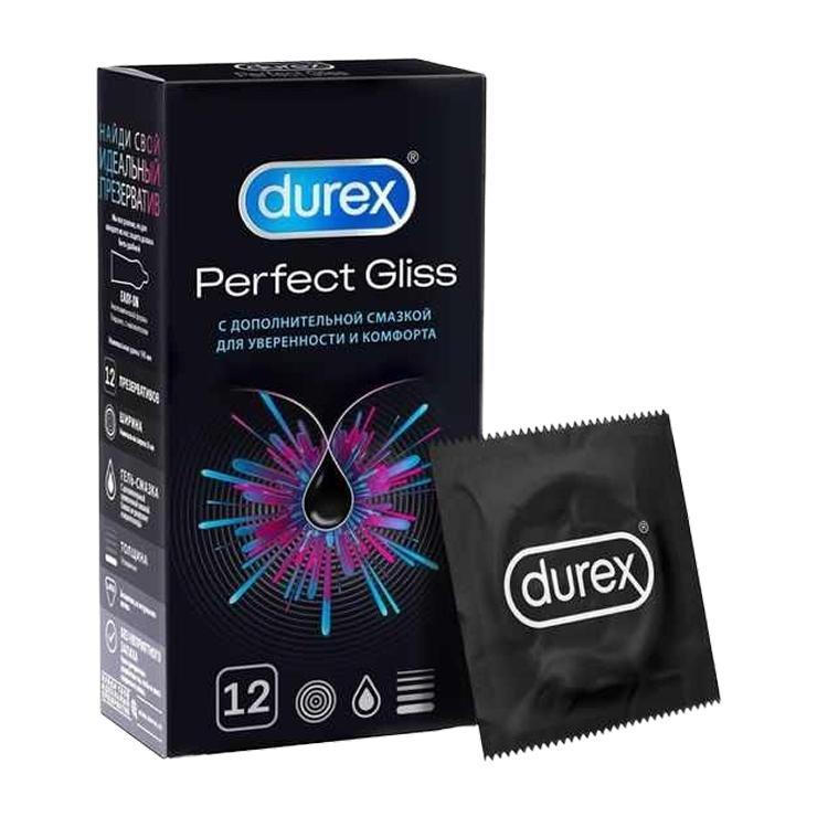 Презервативы Durex Perfect Gliss 12 шт. 57 гр., картон