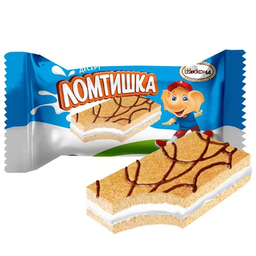 Бисквитный десерт Акконд ломтишка молочный 24% 140 гр., флоу-пак
