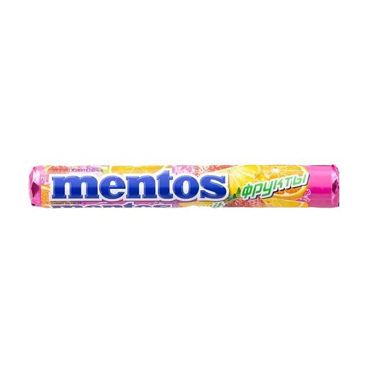Жевательные конфеты Mentos фруктовое 37,5 гр., обертка