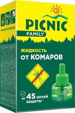 Жидкость для фумигатора Picnic Family 45 ночей от комаров 30 мл., картон