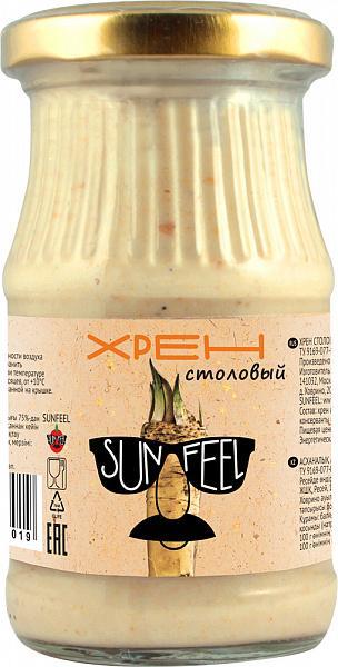 Хрен Sunfeel столовый 200 гр., стекло