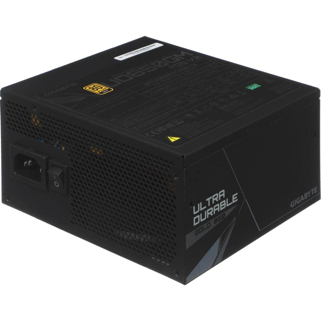 Блок питания Gigabyte GP-UD850GM PG5 V2 Gen.5, 850Вт, 80 PLUS GOLD, 120мм, черный, retail