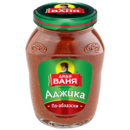 Аджика Дядя Ваня по-абхазски 140 гр., стекло