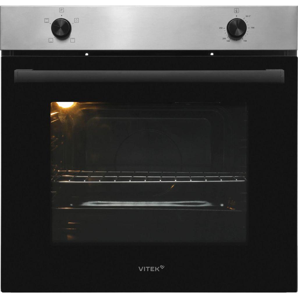 Духовой шкаф электрический Vitek VEO 6230 IX, 71л, дверца с 2 стеклами, нержавеющая сталь
