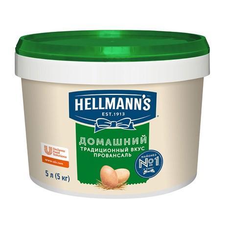 Майонез Hellmann's домашний 25% 5 кг., пластиковая упаковка