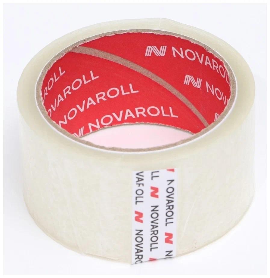 Клейкая лента Novaroll 48 мм х 66 м 43 мкм 6 рул/упак Россия 0120-434х прозрачная., пакет