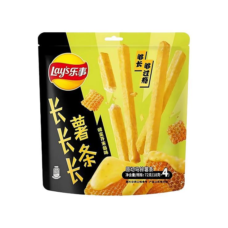 Чипсы Lay's Long French Fries Honey Mustard Sauce 72 гр., дой-пак