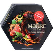 Чай Maitre de The, Exclusive Collection 12 видов Ассорти, 120 гр., картон