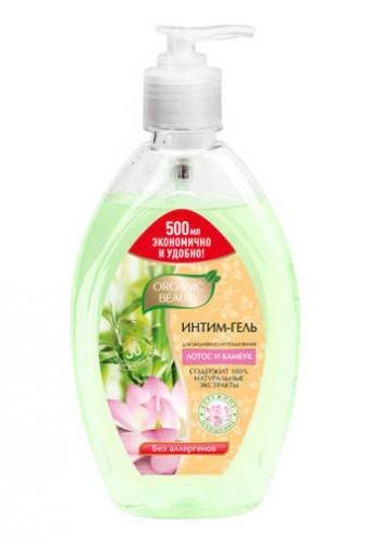 Гель для интимной гигиены Organic Beauty Лотос и Бамбук 500 мл., флакон с дозатором