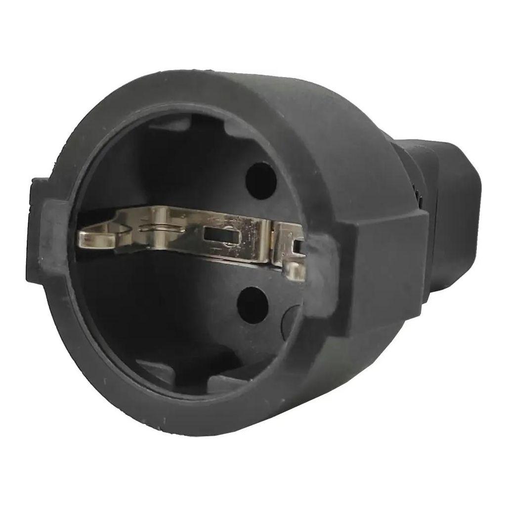 Кабель Lanmaster (LAN-PPS/14-BK) Schuko-С14 проводник.:3x1.5мм2 220В 10А