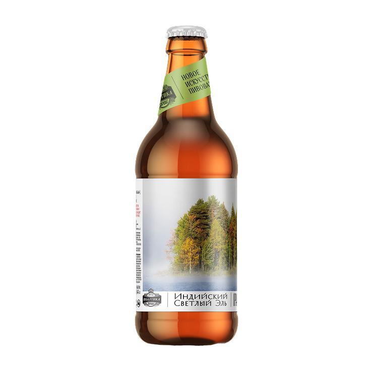 Пиво Балтика Brew IPA светлое нефильтрованное 7,2% 440 мл., стекло
