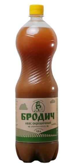 Квас Бродич окрошечный 1,5 л., ПЭТ