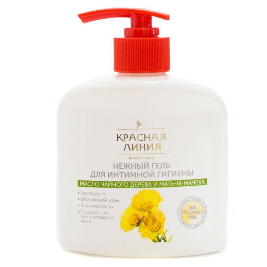 Гель для интимной гигиены нежный Красная линия, 250 гр., пластиовая бутылка