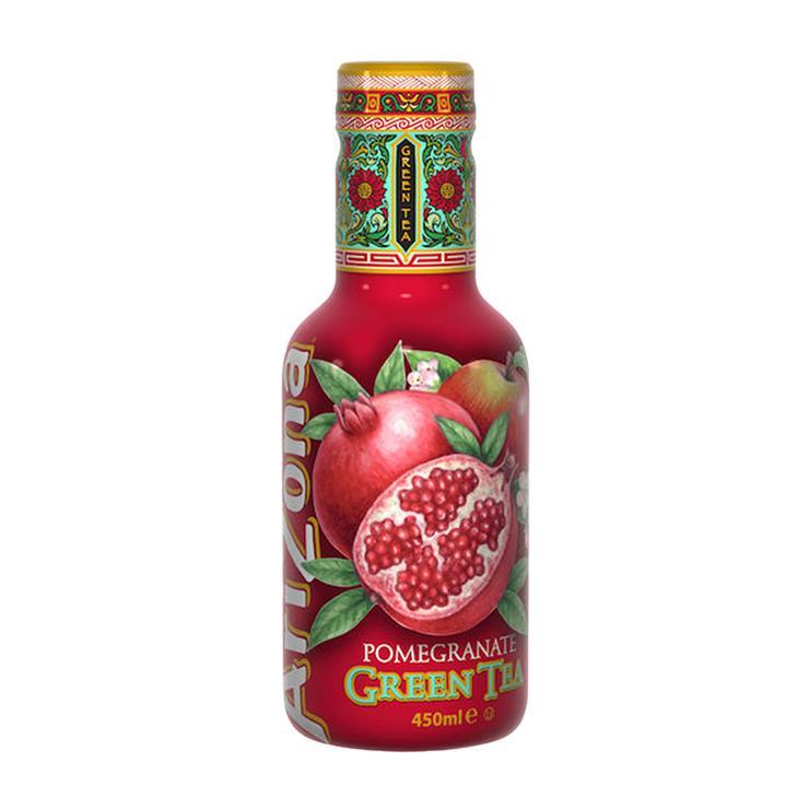 Чай холодный зеленый Arizona Pomegranate Green Tea гранат Нидерланды 450 мл., ПЭТ