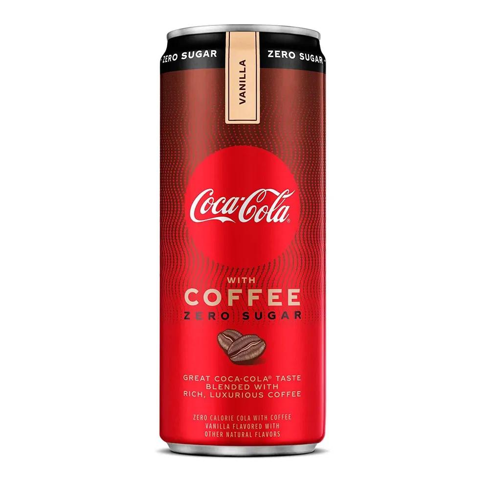 Напиток газированный Coca-Cola coffee vanilla zero США 355 мл., ж/б