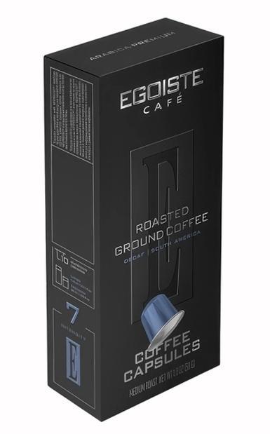Кофе в капсулах Еgoiste Decaf 10 шт. 50 гр., картон
