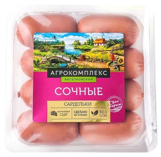 Сардельки Агрокомплекс Выселковский Сочные 420 гр., МГА