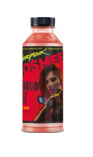Вода негазированная Oshee Cyberpunk Vitamin Fuel вишня имбирь витаминизированная 555 мл., ПЭТ