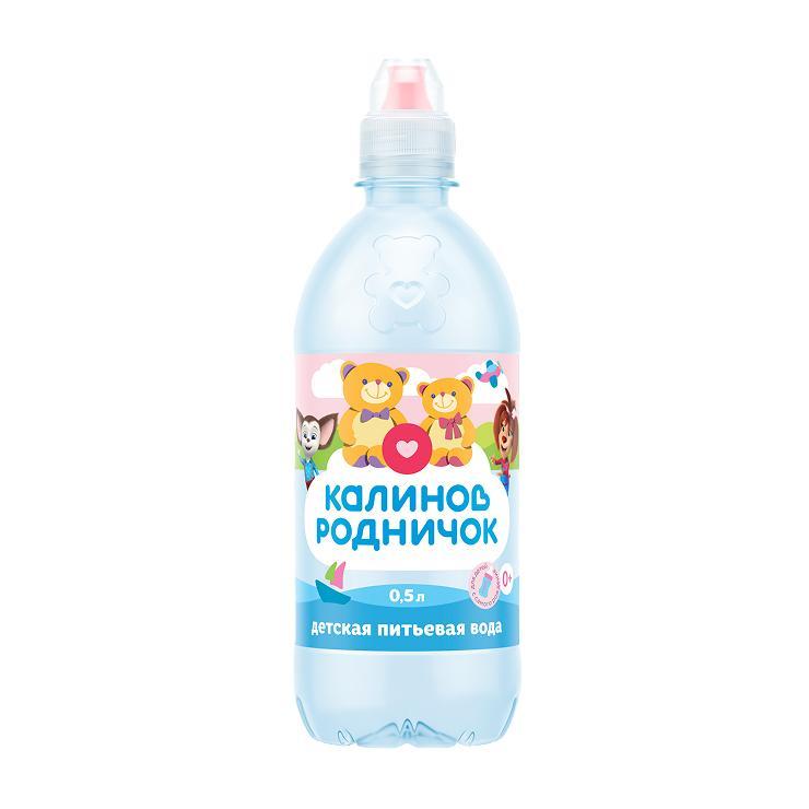 Вода детская Калинов Родничок питьевая с рождения 500 мл., ПЭТ