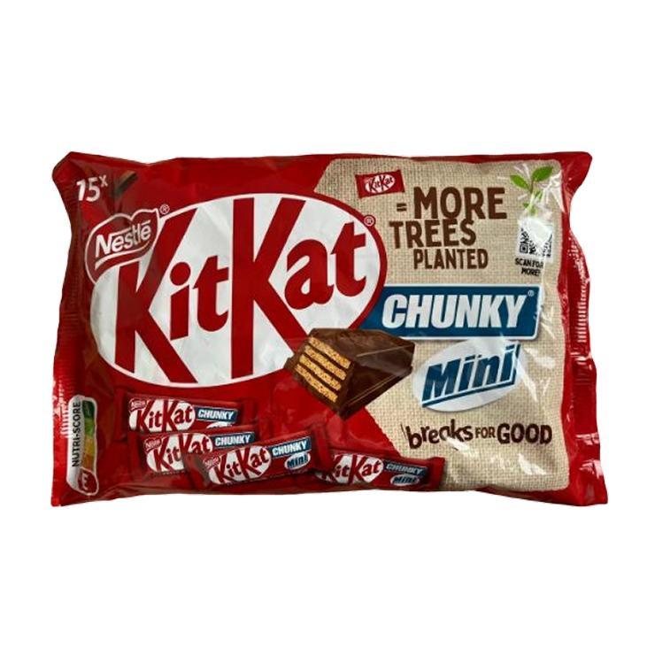 Батончик вафельный KitKat Chunky мини 250 гр., флоу-пак