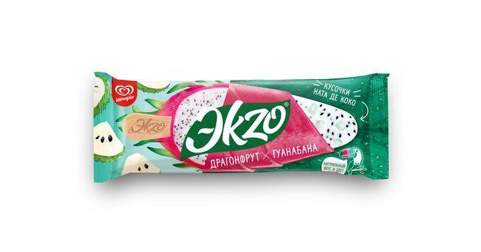 Мороженое эскимо Эkzo драгонфрут 70 гр., флоу-пак
