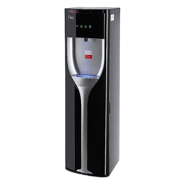 Кулер Ecotronic P10-LX Black напольный, компрессорный, три крана, нижняя загрузка, защита от детей, черный