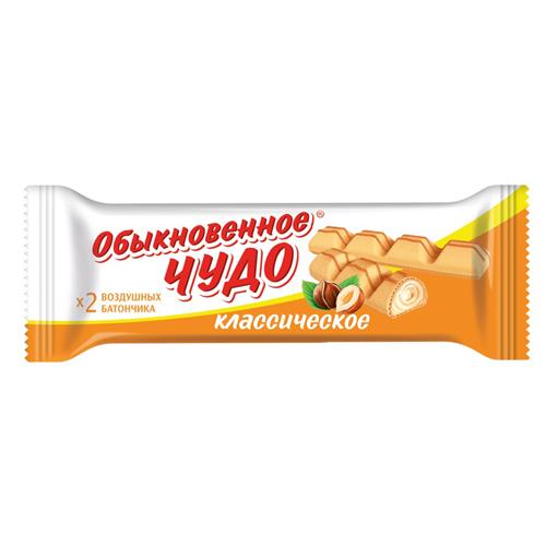 Батончик вафельный Славянка Обыкновенное чудо классическое 40 гр., флоу-пак