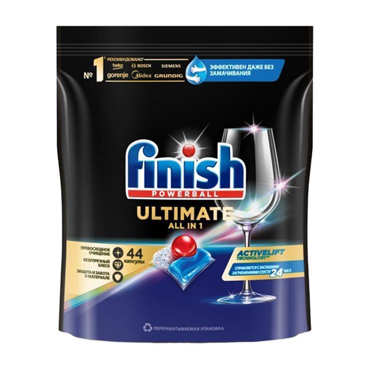 Капсулы для посудомоечной машины Finish ultimate 44 шт., дой-пак