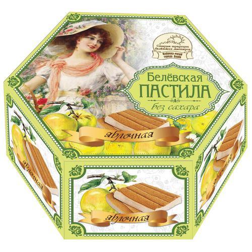 Воздушная пастила без сахара яблочная, КМ Белевская, 150 гр., картон