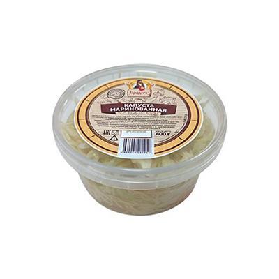 Капуста Бродич маринованная 400 гр., пластиковый контейнер