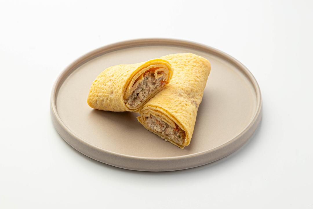 Блин-омлет ВкусВилл с куриным филе 140 гр., лоток