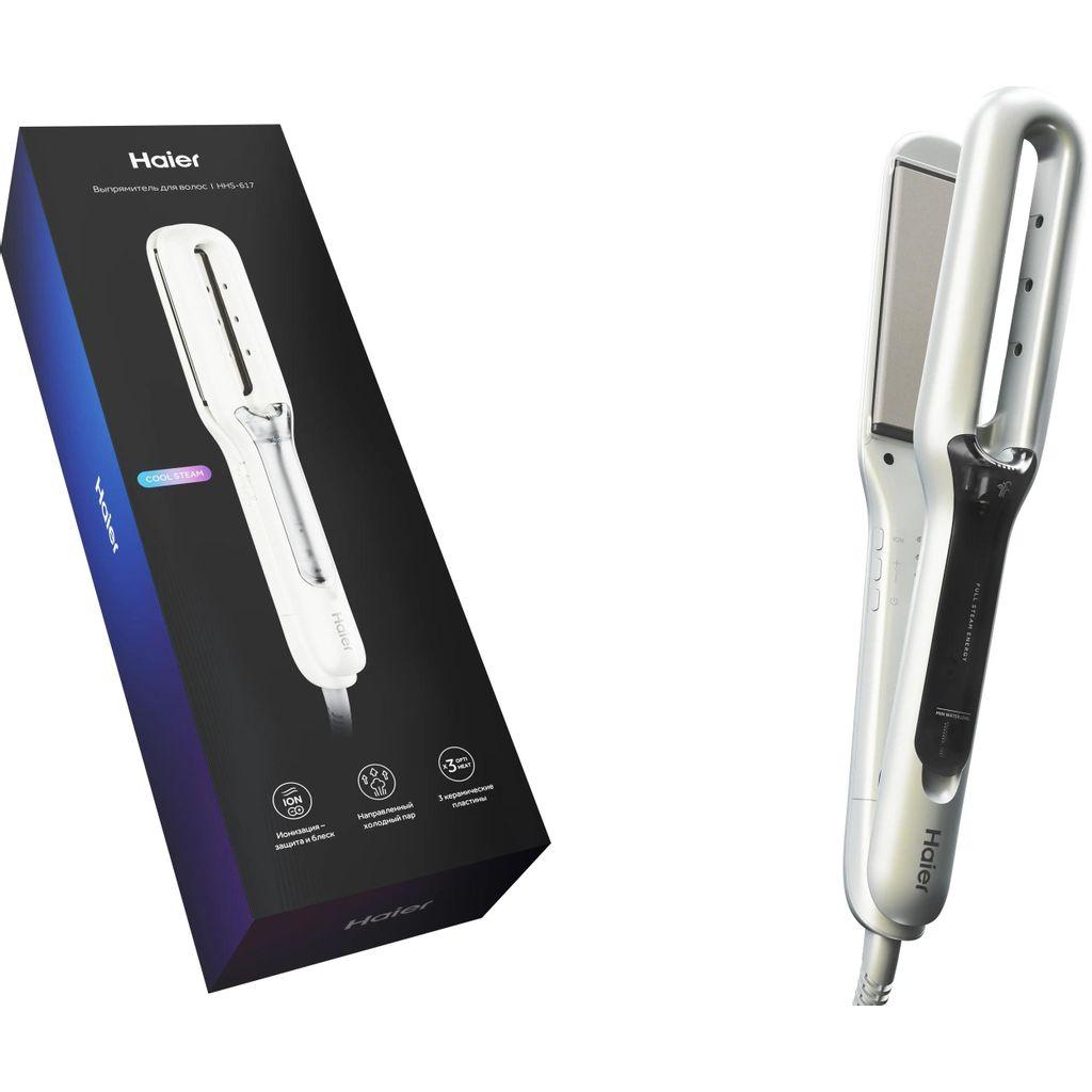 Выпрямитель для волос HAIER HHS-617, белый [fz000sd00ru]