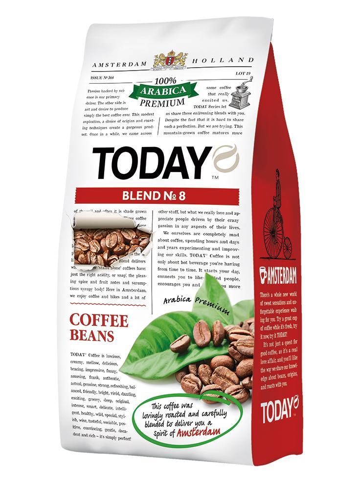 Кофе зерно ХОРС Розница Today Blend 8 800 гр., дой-пак