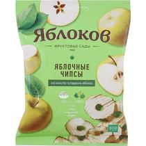 Чипсы яблочные Яблоков из кисло-сладких яблок 25 гр., флоу-пак