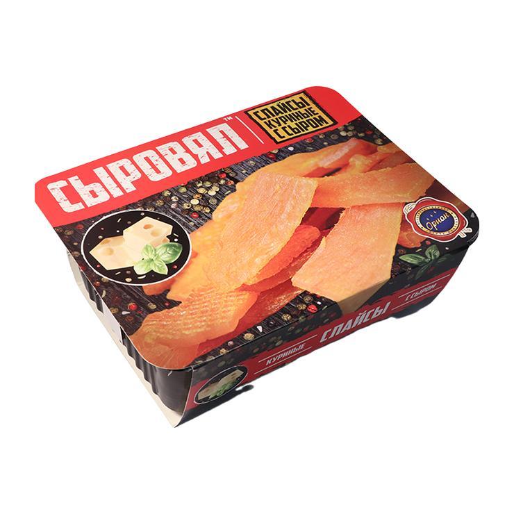 Чипсы мясные Сыровял из курицы сыр чеддер 500 гр., картон