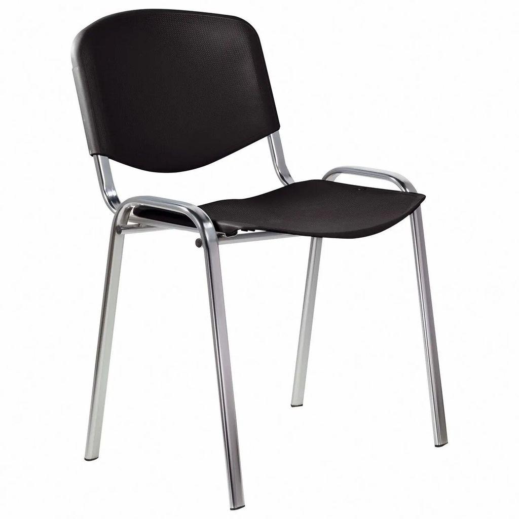 Стул STAFF CF-009 (Iso Plast), пластик, до 100кг, черный [532571]