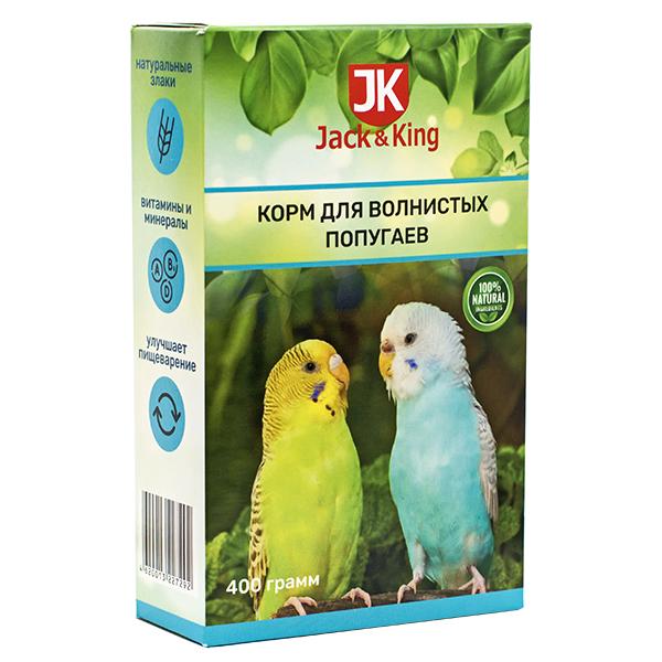 Корм для попугаев Jack&King стандарт, 400 гр., картон