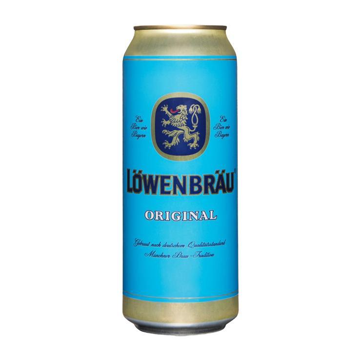 Пиво Lowenbrau светлое фильтрованное пастеризованное 4,5% 475 мл., ж/б
