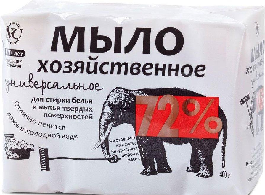 Мыло Невская косметика хозяйственное универсальное 72% 4 шт.