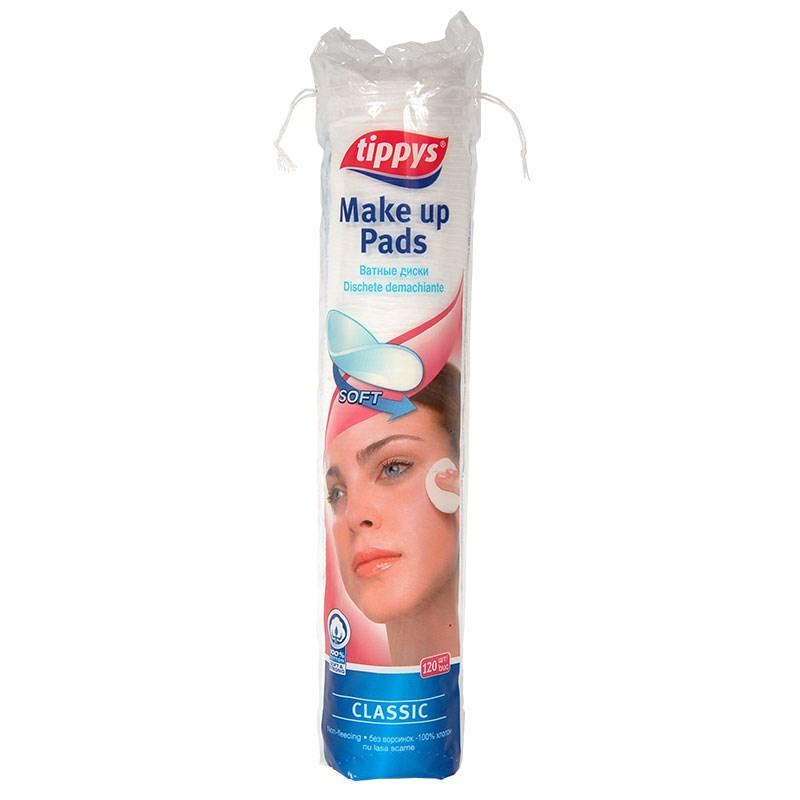 Ватные диски Tippys классические 120 штук, пакет