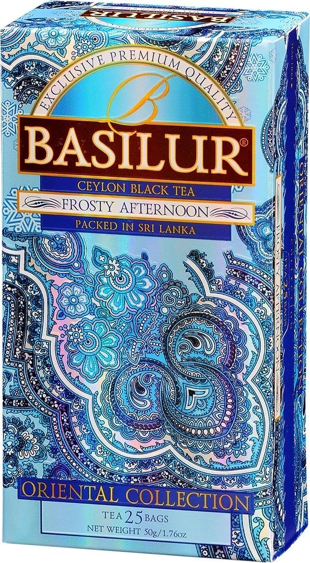 Чай черный с добавками Frosty Afternoon, 25 пакетиков, Basilur, картон