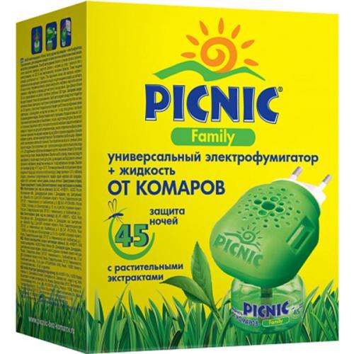 Электрофумигатор + жидкость от комаров Picnic Family