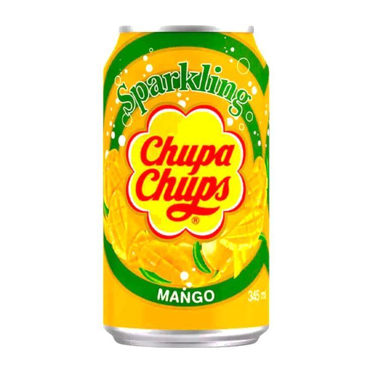 Напиток газированный Chupa Chups манго Южная Корея 345 мл., ж/б